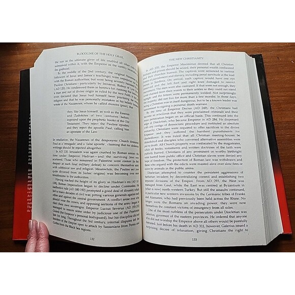 Bloodline of the Holy Grail The Hidden Lineage of Jesus Revealed L. Gardner HCDJ - Picture 9 of 14